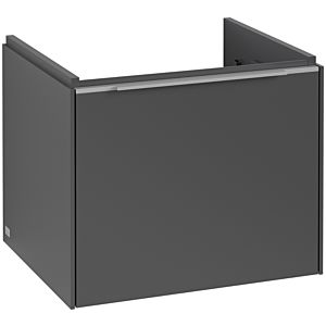 Subway 3.0 Villeroy et Boch vasque C579L0VR 52,3x42,9x44,75cm, avec LED / poignée aluminium brillant, graphite