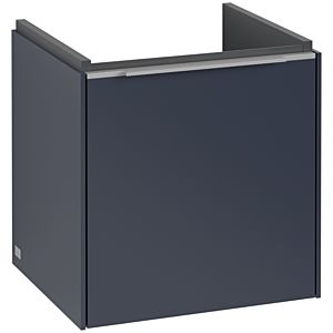 Villeroy and Boch Subway 3.0 vanity unit C58200VQ 42.3x42.9x37.75cm, hinge right / handle aluminum glossy, marine blue