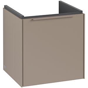 Villeroy and Boch Subway 3.0 vanity unit C58202VM 42.3x42.9x37.75cm, hinge right / handle monochrome, taupe