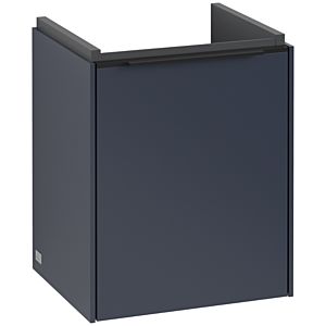 Villeroy and Boch Subway 3.0 vanity unit C58401VQ 35.1x42.9x30.9cm, hinge right / handle Volcano black, marine blue