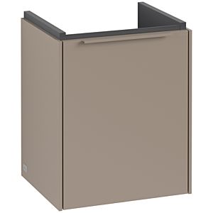 Villeroy and Boch Subway 3.0 vanity unit C58402VM 35.1x42.9x30.9cm, hinge right / handle monochrome, taupe
