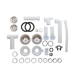 Villeroy et Boch garniture de vidange 8K220061 400x320mm, avec commande manuelle