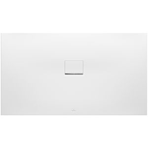 Villeroy & Boch Squaro Infinity douche UDQ8070SQI2IV2S , 80 x 70 x 4 cm, crème