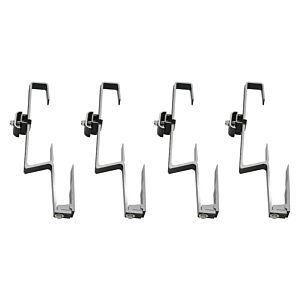 Kit d&#39;ancrage de toit Vaillant Solar 0020123982 4 ancrages de toit, côte à côte, côte à côte, pour 1 capteur plat, aluminium
