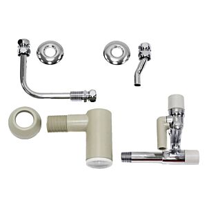 Vaillant uniSTOR Sicherheitsgruppe 0020174068 mit Rohrgarnitur R 1/2, Unterputz, unter 6 bar, mit Ablauftrichter
