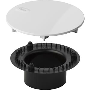 Viega Tempoplex 6966.0 Equipment Set 838898 Plastic design-white glossy, d= 115mm