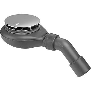 Viega Tempoplex 6967 drain fitting 836566 DN 40/50 x 115 mm, plastic, chrome-plated cover, installation height 60 mm