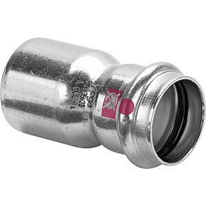 Viega Prestabo Reduzierstück 558529 28 x 15 mm, mit SC-Contur, Stahl unlegiert, verzinkt