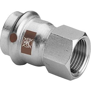 Viega Temponox transition piece 811877 42 mm x Rp 1 1/2, steel, rustproof, Rp thread, SC-Contur