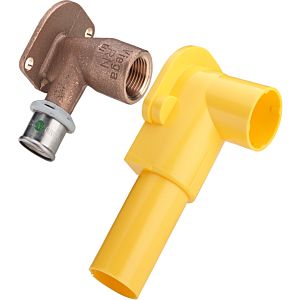 Viega Sanfix -P wall plate 303679 gunmetal, 16mmxRp 2000 / 2, SC-Contur