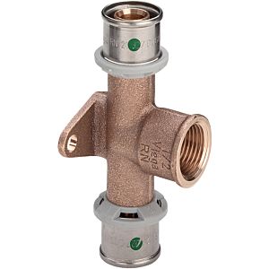 Viega Sanfix -P wall Sanfix T-piece 303099 gunmetal, 16mmxRp 2000 / 2, SC-Contur