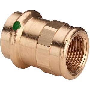 Viega  Übergangsstück Sanpress 2212 28 mm x 1/2" IG, RG, Mehrkant, SC-Contur