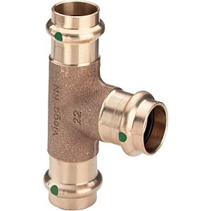 Viega Sanpress T-Stück 281403 18 x 15 x 18 mm, avec SC-Contur, bronze ou silicium