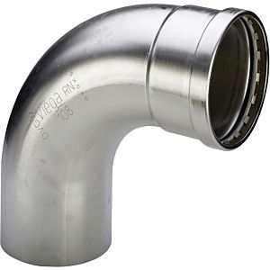 Viega Sanpress Inox XL-Bogen 482640 108 mm, 90°, Stahl nichtrostend, SC-Contur