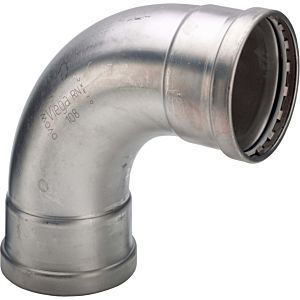 Viega Sanpress Inox XL-Bogen 482602 88,9 mm, 90°, Edelstahl, SC-Contur