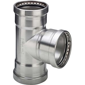 Viega Sanpress Inox XL-T-piece 482 725 76, 2000 x 54 x 76, 2000 mm, stainless steel, SC-Contur