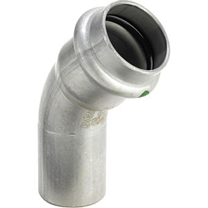 Viega Sanpress Inox bend 435417 28mm, 45 degree, stainless steel, SC-Contur