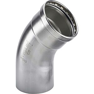 Viega Sanpress Inox XL 482688 76, 2000 mm, 45 °, acier inoxydable, SC-Contur