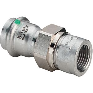 Viega Sanpress Inox screw connection 437565 54mmxRp 2, stainless steel, flat sealing, SC-Contur