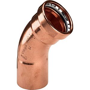 Viega Profipress XL-Bogen 577773 64 mm, 45°, Kupfer, SC-Contur, Einsteckende