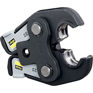 Viega mâchoire de presse Picco 735388 15 mm, acier phosphaté, fonction d&#39;encliquetage