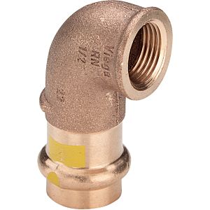 Viega Profipress G Winkel 345891 28 mm x Rp 1, 90°, Rotguss, SC-Contur