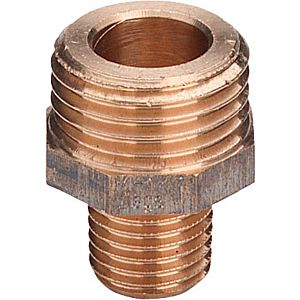 Viega transition nipple 3247 G 2 x R 1 1/2, red brass, with polygon