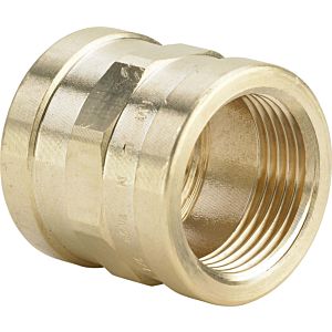 Viega Muffe 447755 Rp 3/8, Rotguss verchromt