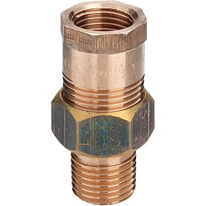 Viega Rohrverschraubung 447014 R 3/4 x Rp 3/4, gunmetal, conical sealing