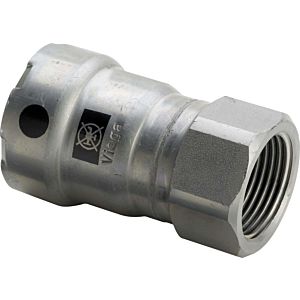 Viega Megapress Übergangsstück 740191 3/8" x Rp 1/2, Stahl unlegiert, SC-Contur, Mehrkant