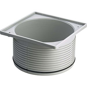 Viega Aufsatzrahmen 4922.4 534523 in 150x150mm, Kunststoff grau