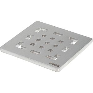 Viega Rost Visign RS2 4928.2 94 x 94 mm, Edelstahl massiv