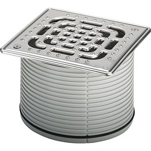 Viega Advantix top 560775 150 x 150 mm, Stainless Steel , slip-resistant
