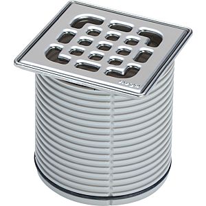 Viega Aufsatz 4934.2 555191 100x100mm, mit Edelstahlrahmen 1.4404