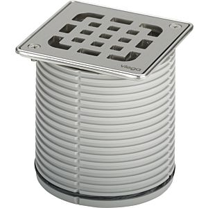 Viega Aufsatz 4934.3 100x100mm, verschraubt, mit Edelstahlrahmen 1.4404