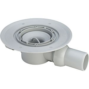 Viega salle de bain Advantix 485412 DN 50, plastique gris, sans fixation, siphon horizontal