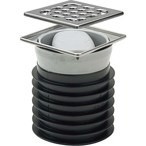 Viega Advantix floor drain 660345 DN 100, gray plastic, odor-proof