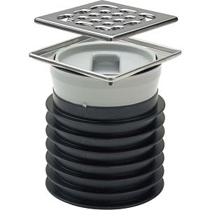 Viega Advantix floor drain 660758 DN 100, gray plastic, frost-proof