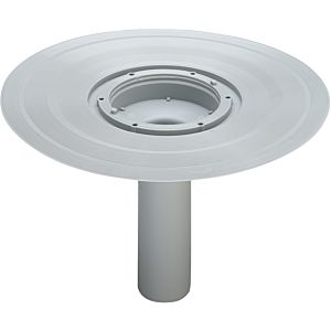 Viega Advantix Balkon-/Terrassenablauf-Grundkörper 557270 DN 70, Kunststoff grau, Ablauf senkrecht