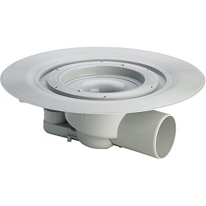 Viega Advantix Bodenablauf-Grundkörper 285050 DN 70, Kunststoff grau, Ablauf waagerecht, ohne Aufsatz