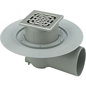 Viega Bodenablauf Advantix 4955.1 DN 70, mit waagerechtem Ablaufstutzen