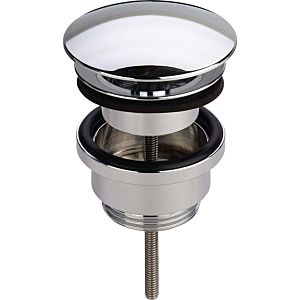 Viega Universalventil 492670 Visign V1, G 1 1/4 x 63 mm, Messing verchromt, nicht verschließbar