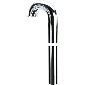 Viega tube de Viega 130978 DN 38x680mm, 180 degrés, laiton chromé, avec rebord à bride