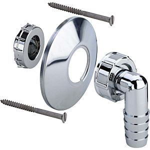 Viega Tülle 398491 G 1x85mm, 90Grad Schlauchverschraubung, Kunststoff verchromt