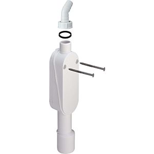 Viega piège à odeurs 364687 DN 40/50, en saillie, blanc en plastique, avec sortie verticale
