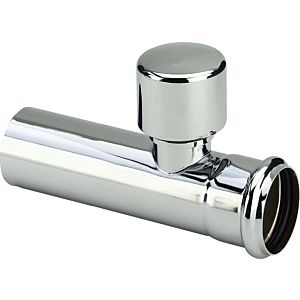 Viega extension pipe 115524 DN 32x125mm, chrome-plated brass, with socket, O-ring, pipe aerator