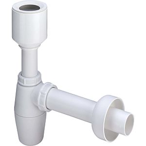 piège à odeurs Viega bouteille 112271 DN 50x40, plastique blanc, avec raccordement excentrique
