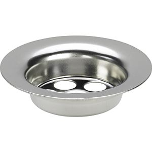 Viega Ventiloberteil 102364 Ø 70mm, Edelstahl poliert, für Kettengarnitur, mit Sieb