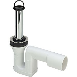 Viega 103408 DN 40 / 50x70x120mm, laiton chromé, sortie horizontale