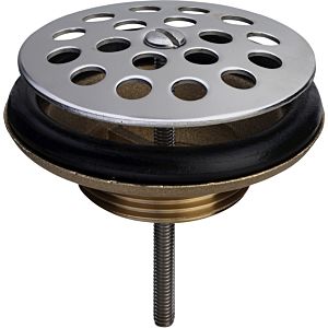 Viega Ablaufventil 117146 G 2xDN 80, Edelstahl, Ventilunterteil Messing, mit Sieb